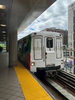 People Mover Arriving at Financial District Station
